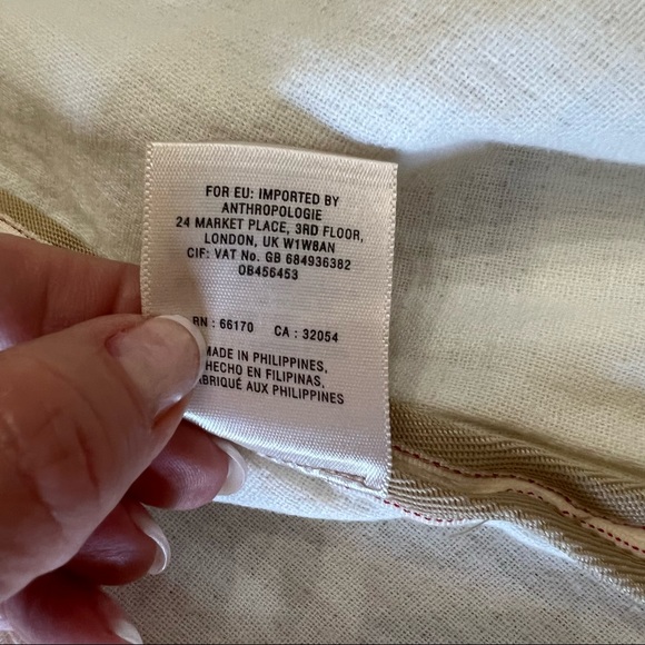 Anthropologie Elevenses frayed Luna open style vest - Picture 11 of 11